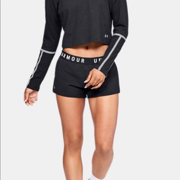 UA Lighter Longer Cropped Crew - Picture 4 of 5